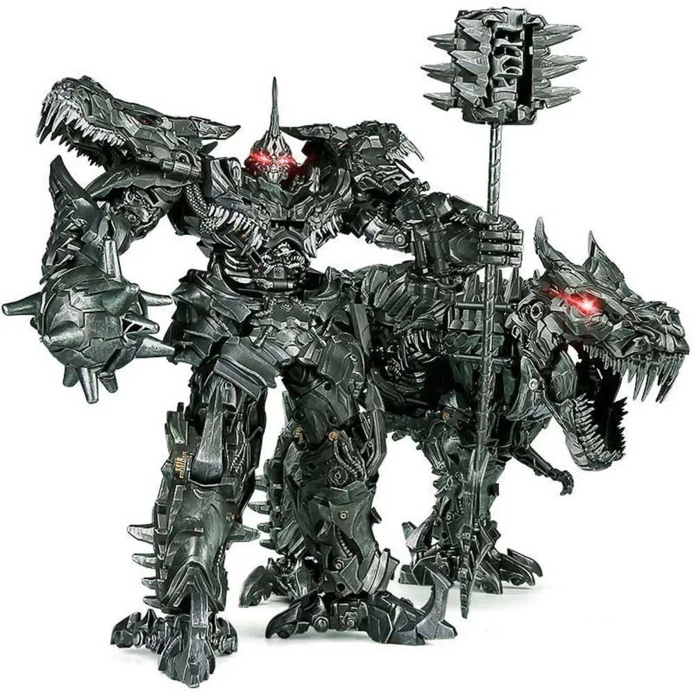 

In Stock Transformers LS-05 Action Figure Grimlock 38CM Alloy KO Anime Movie Series Dinosaur Deformable Robot Commander