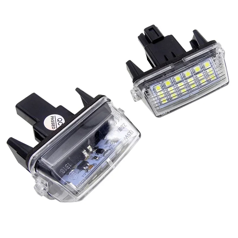 

1 Pair Led Licence Number Plate Lamp Ligh for Toyota Yaris/Vitz Camry Corolla Prius C Ractis Verso S for Peugeot Citroen 206 306