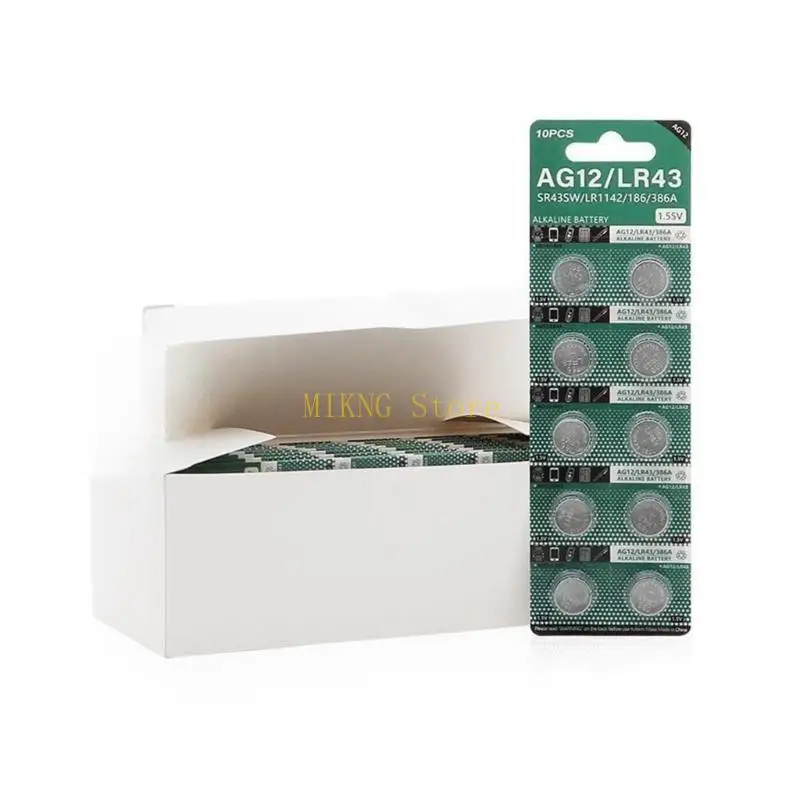 High Capacity Button Cell Battery LR43 AG12 Coin Batteries Replacement SR43SW best sale