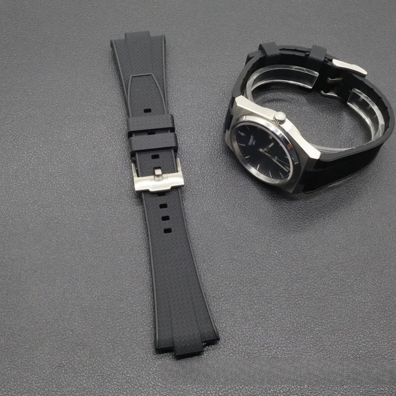ApplicableCinturino in silicone liquido TissotSuper GamerT137.407/410Modello tessutoPRXWatch band12mm