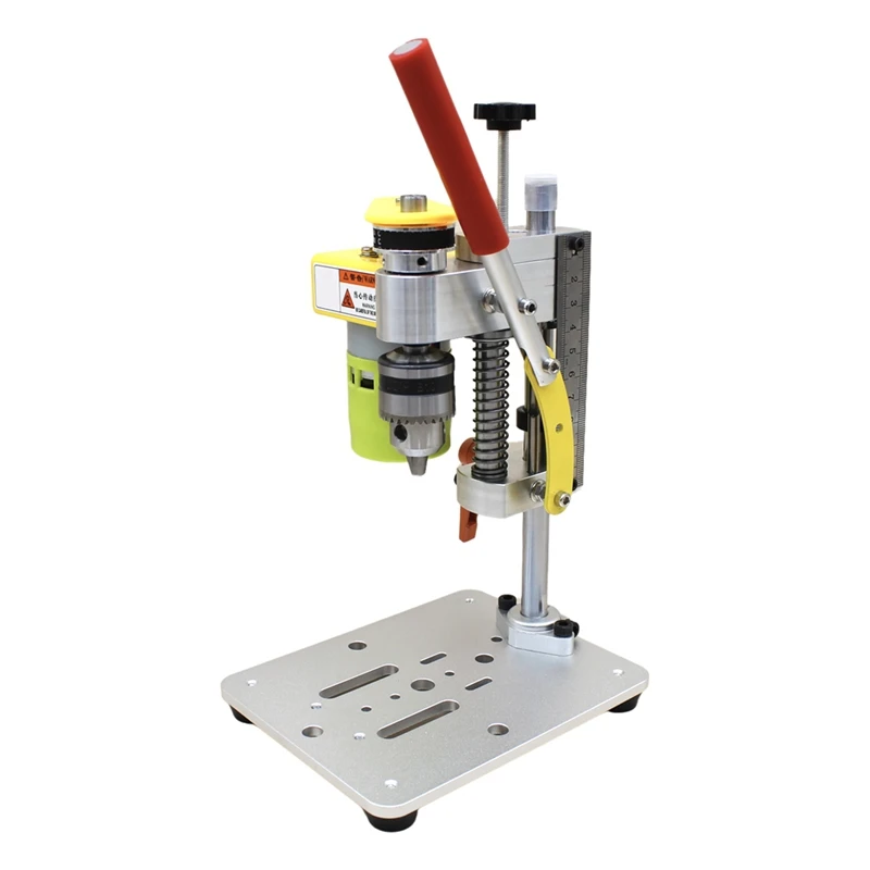 LICG Mini Drill Press Table Driller B10 Chuck Precision Table Drilling Machine 795 Motor Metal Wooden Jade DIY Crafts Tool