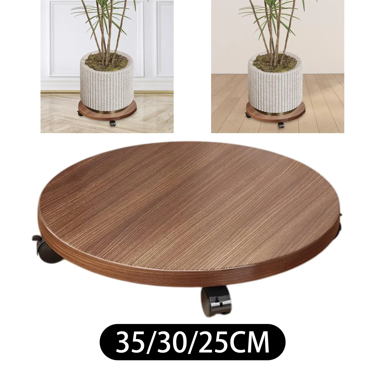 Rolling Plant Caddy Planter with Wheels Multifunctional for Yard, Deck, Shop