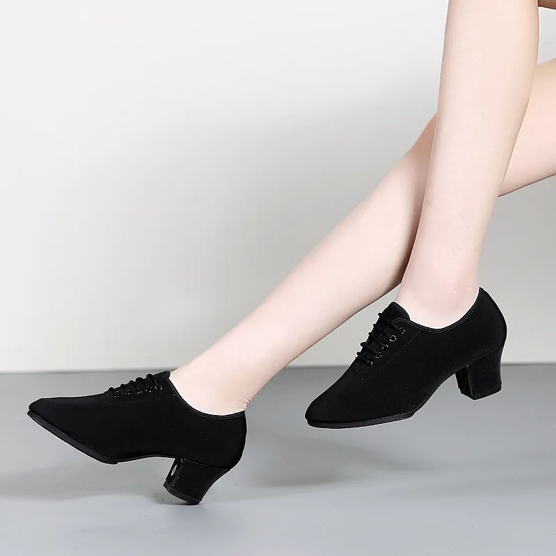 Dames hoge hakken Latin dansschoenen Jazz Ballroom Salsa Tango Modern voor dames en kinderen Trainingssneakers