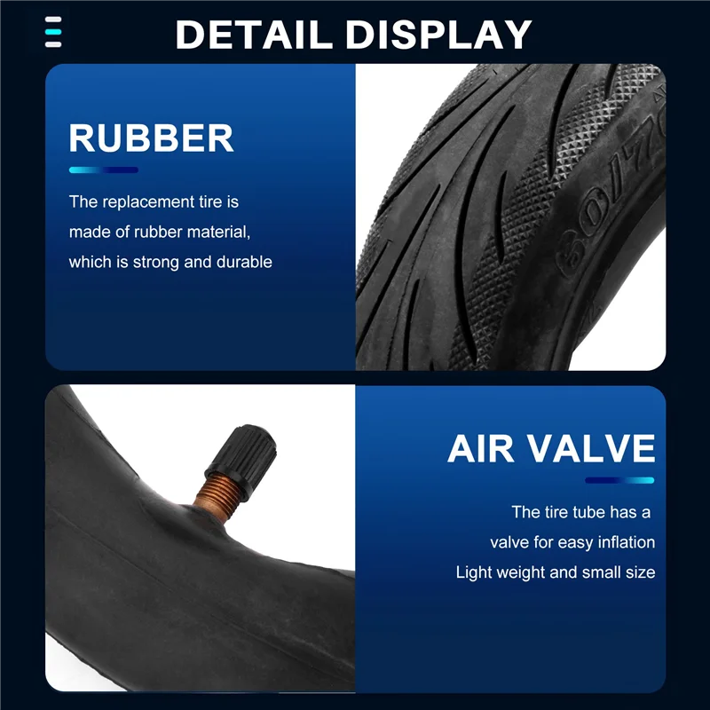 

A12E-60/70-6,5 Сменные шины для скутера, надувные шины для электрического велосипеда и набор камер для Xiaomi Maxg30