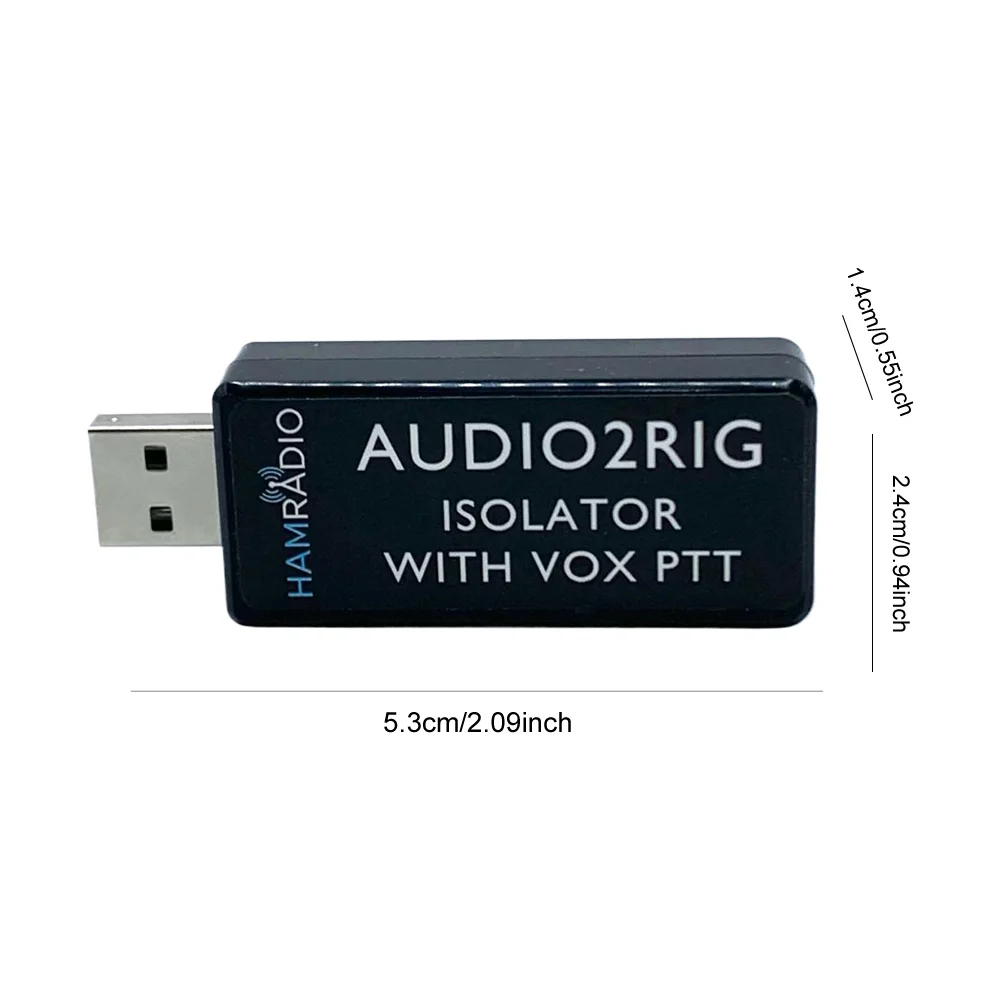 

AUDIO2RIG Amateur Radio USB Sound Card Connector USB Sound Card Connector Isolator Radio Connector for KENWOOD ICOM YAESU