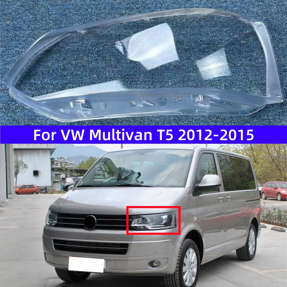 

For Volkswagen VW Multivan T5 2012 2013 2014 2015 Accessories The Car Transparent PC Material Front Headlight Shell