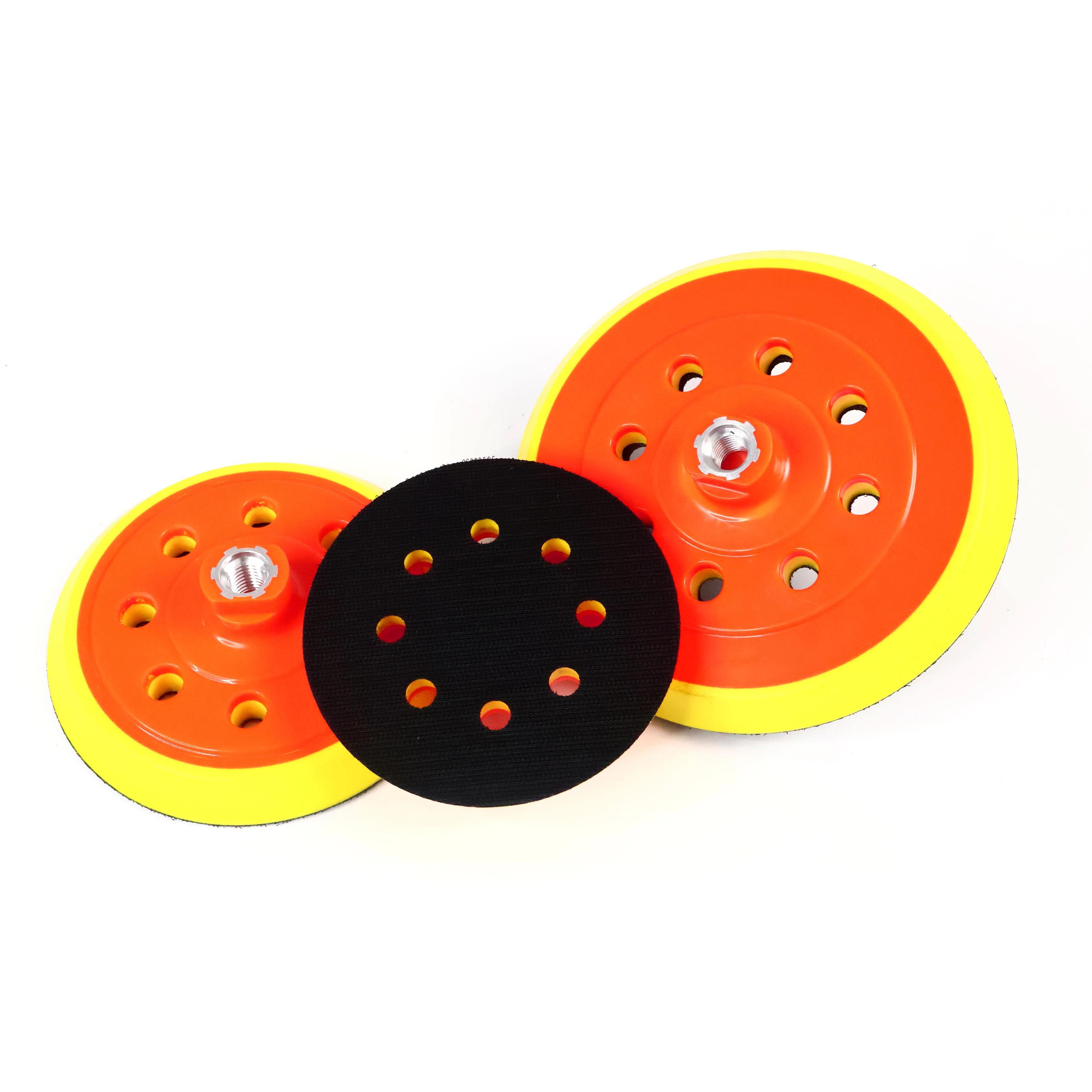 

5/6/7 Inch Rubber Backing Plate M14 125/150/180mm Sanding Pad Backer Plastic Backer Pads For Grinder Machine and Polish Pad