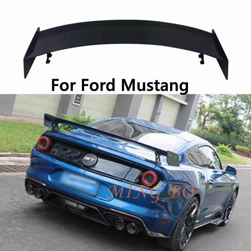 

For Ford Mustang GT V8 V6 Coupe 2015 2016 2017 2018 2019 GT500 Style Carbon fiber FRP Rear Spoiler Trunk wing