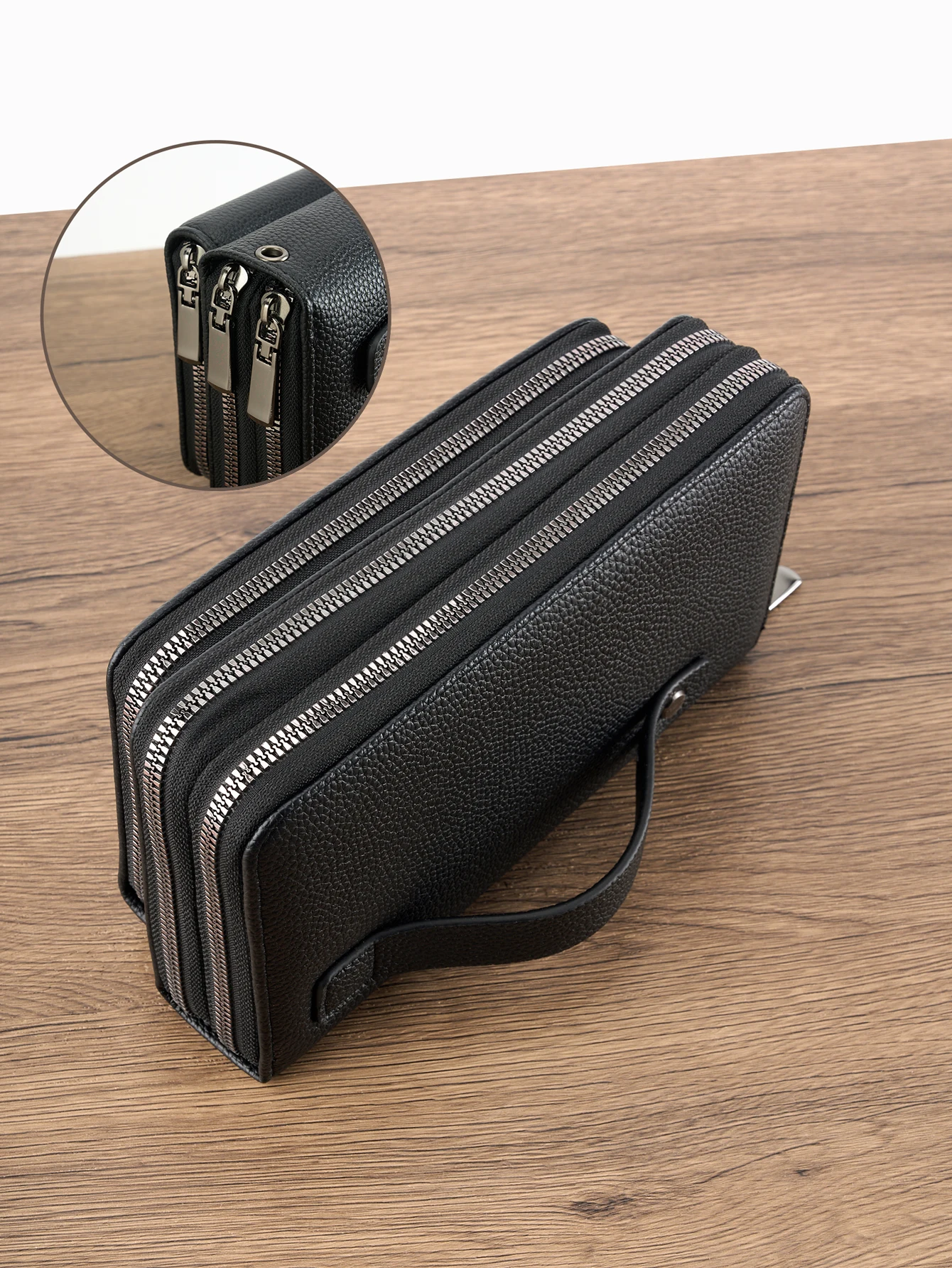  PU-leren clutch voor heren - Leather Classic Strap recensie en prijs