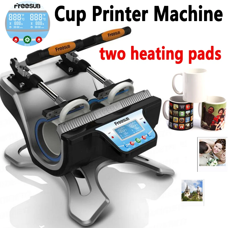 ST-210 Automatic Double station heat transfer machine baking cup machine heat transfer heat transfer machine mug machine