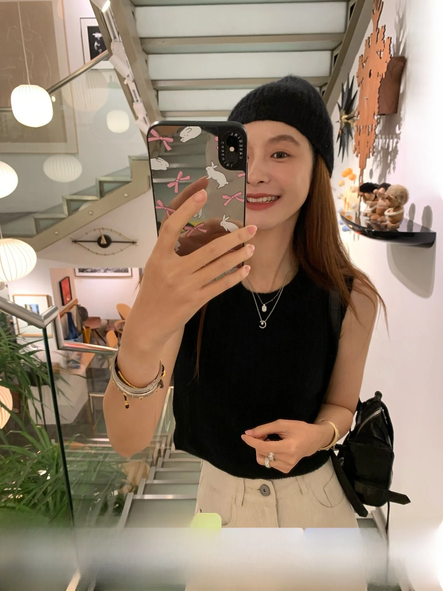 

Women's Knitted Wool Blend Slim Fit Vest round Neck Sleeveless High Elasticity Short Length Pure Color Inner Wear Padded