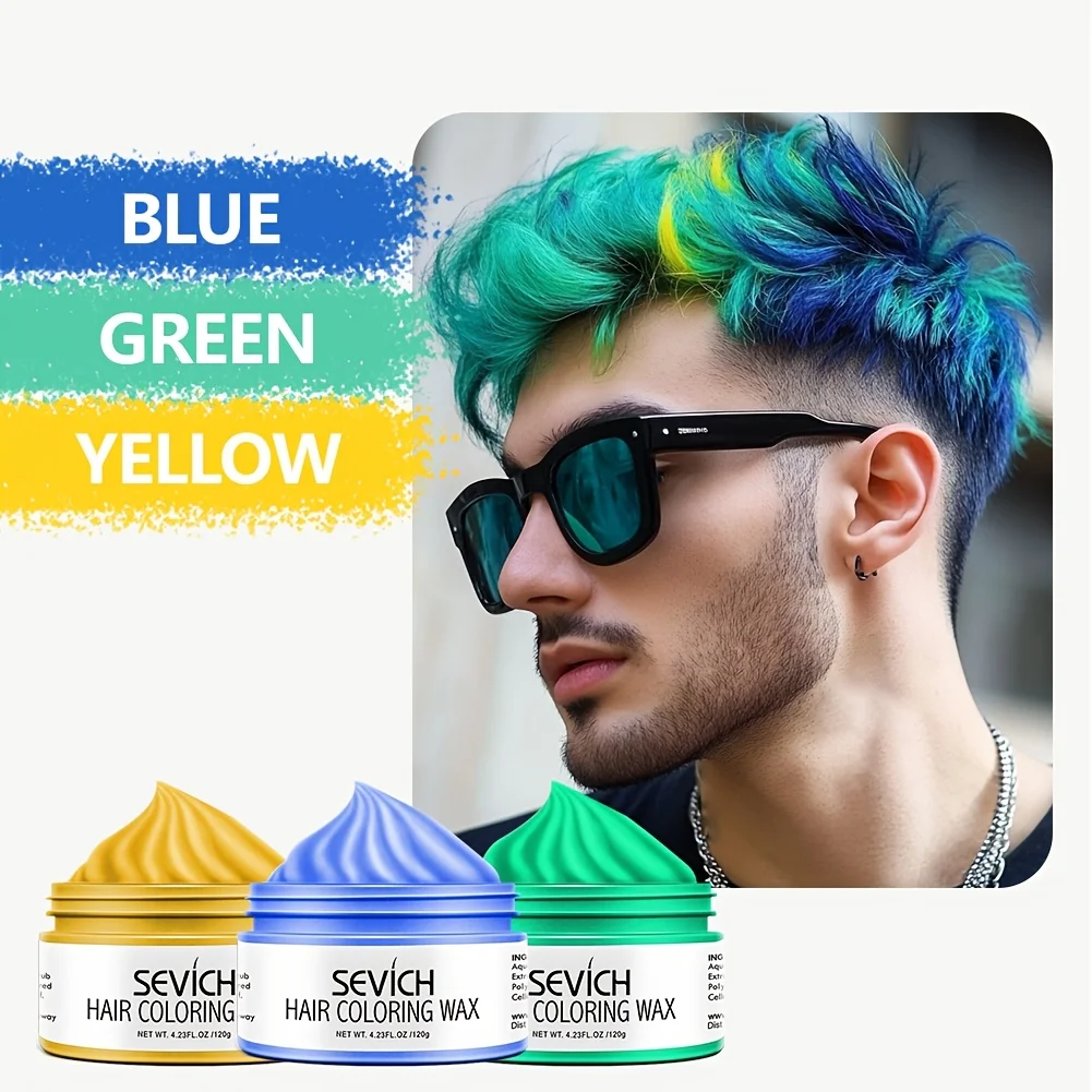 Children Multi Color Hair Dye Wax Disposable Hair Dyeing Cream Fashion Makeup Hair Coloring Styling DIY Hair and Makeup Tools