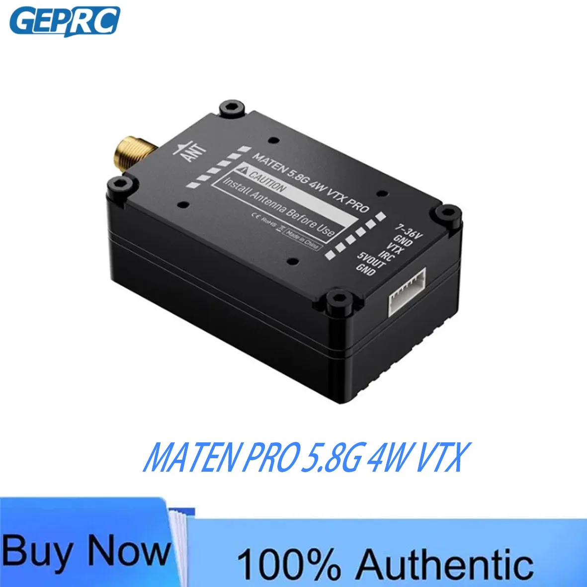 GEPRC MATEN PRO 5.8G 4W VTX Module FPV Video Transmitter Long Range for RC Quadcopter Drone