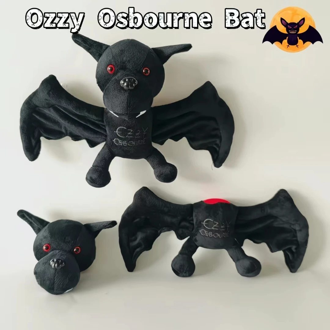 جديد Ozzys Osbornes الخفافيش ألعاب من نسيج مخملي الخفافيش Ozzys Osbornes دمية ميرش Ozzys Osbornes أفخم الخفافيش لعبة هالوين عيد الميلاد هدية عيد ميلاد #1