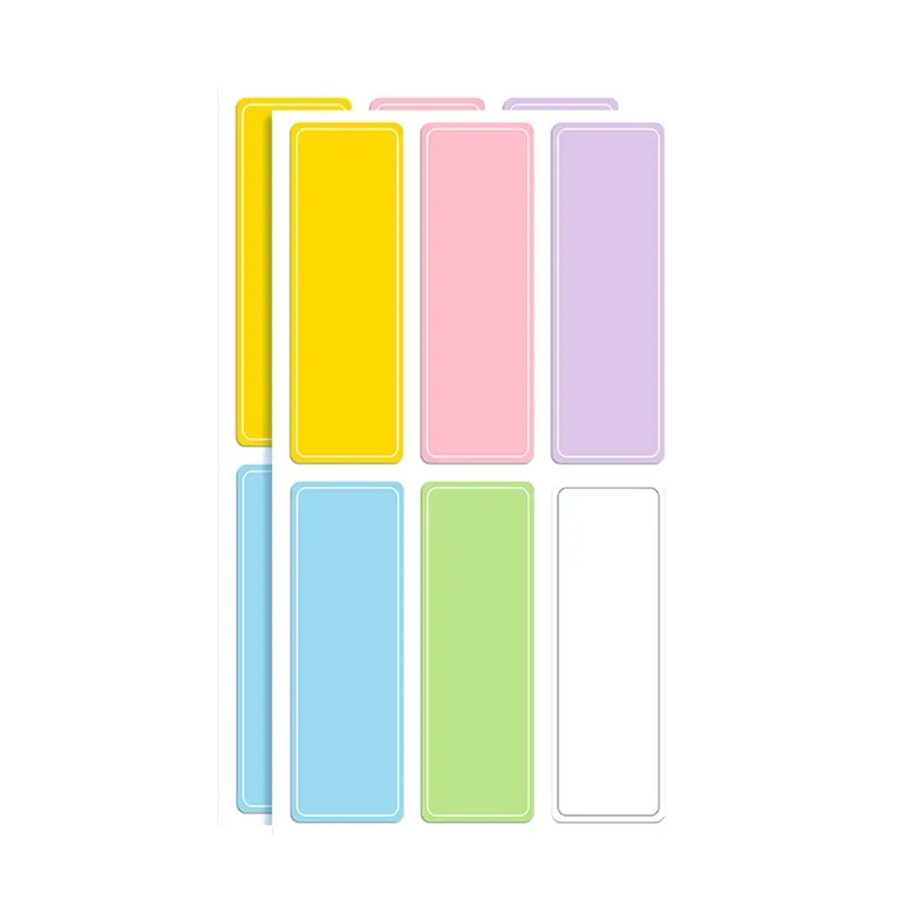 Subject Classification Name Tag Sticker Decoration Sticker Self-Adhesive Name Labels Waterproof Marking Nameplates