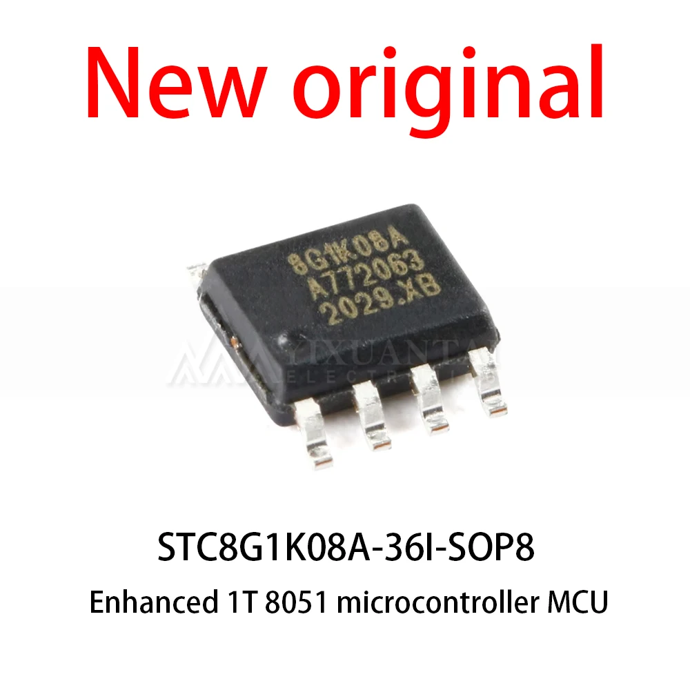 10-100Pcs/Lot New original STC8G1K08A-36I-SOP8 STC8G1K08A 8G1K08A enhanced 1T 8051 microcontroller MCU