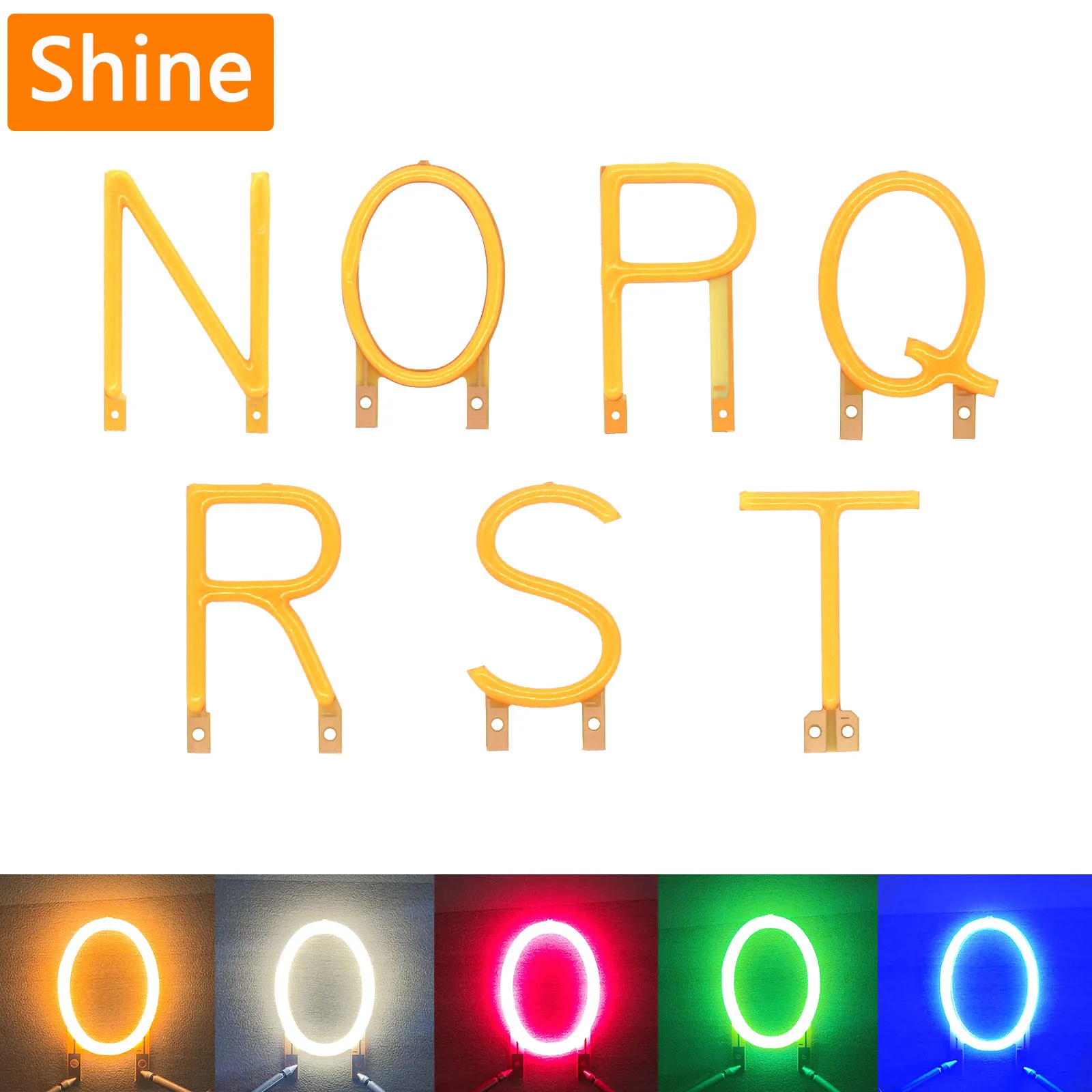 Angielska litera Filament DC3V LED COB Filament Candle Kolorowe białe czerwone zielone niebieskie diody Dekoracja imprezowa Akcesoria świetlne DIY