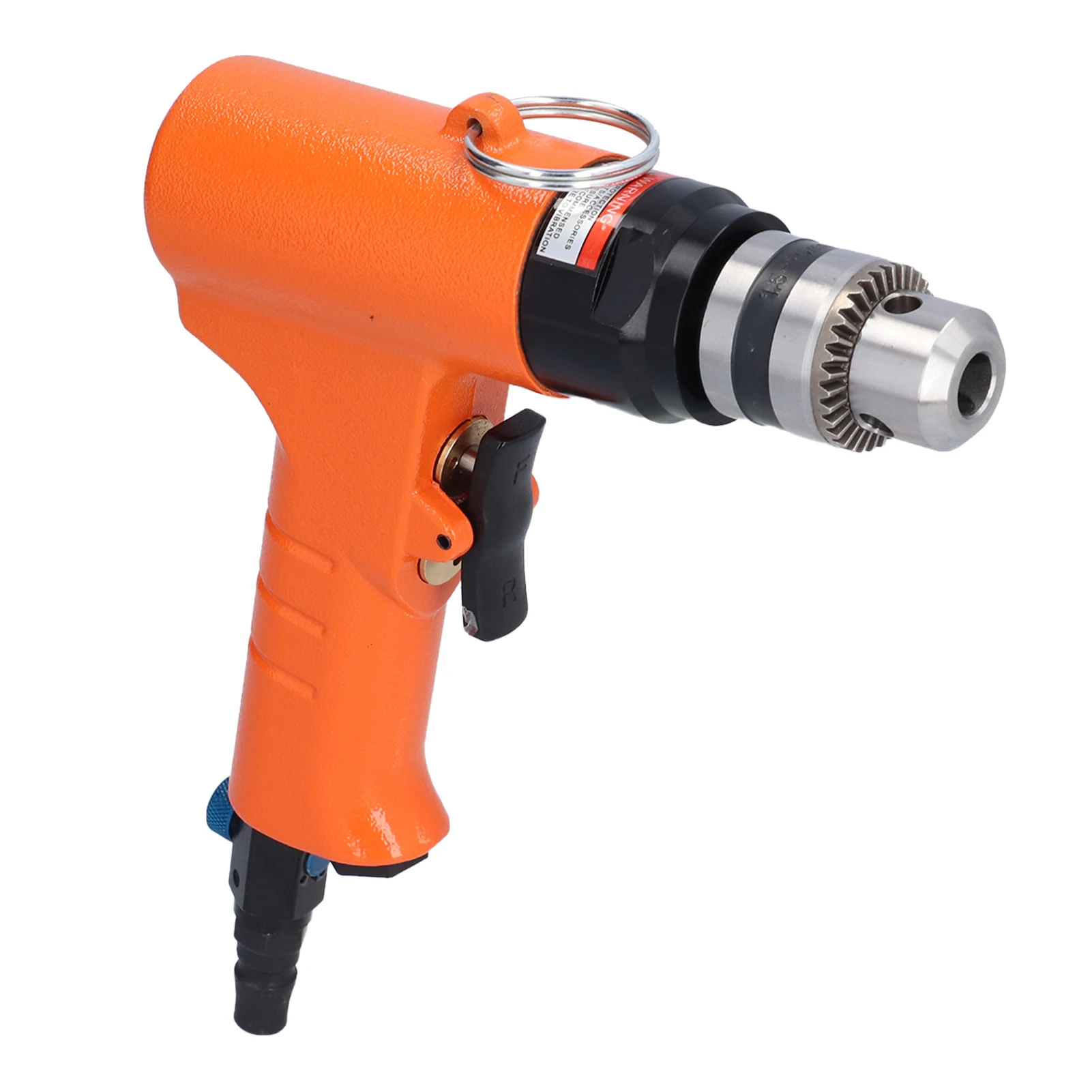 Reversible Air Pneumatic Drill 3/8in Pneumatic Air Drill Pistol CW CCW Reversible 10mm Hole Drilling Tools 1400rpm KV‑5110B