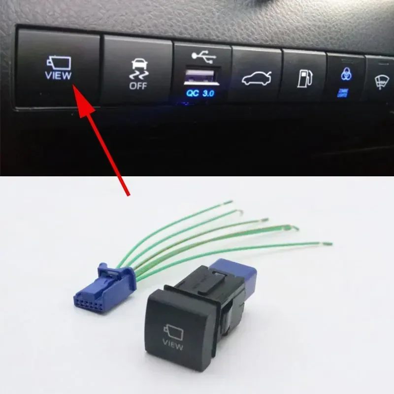 For Toyota Camry 2018 Avalon Rav4 Rav 4 2019 2020 Auto Camera Button Switch with Cable Wire