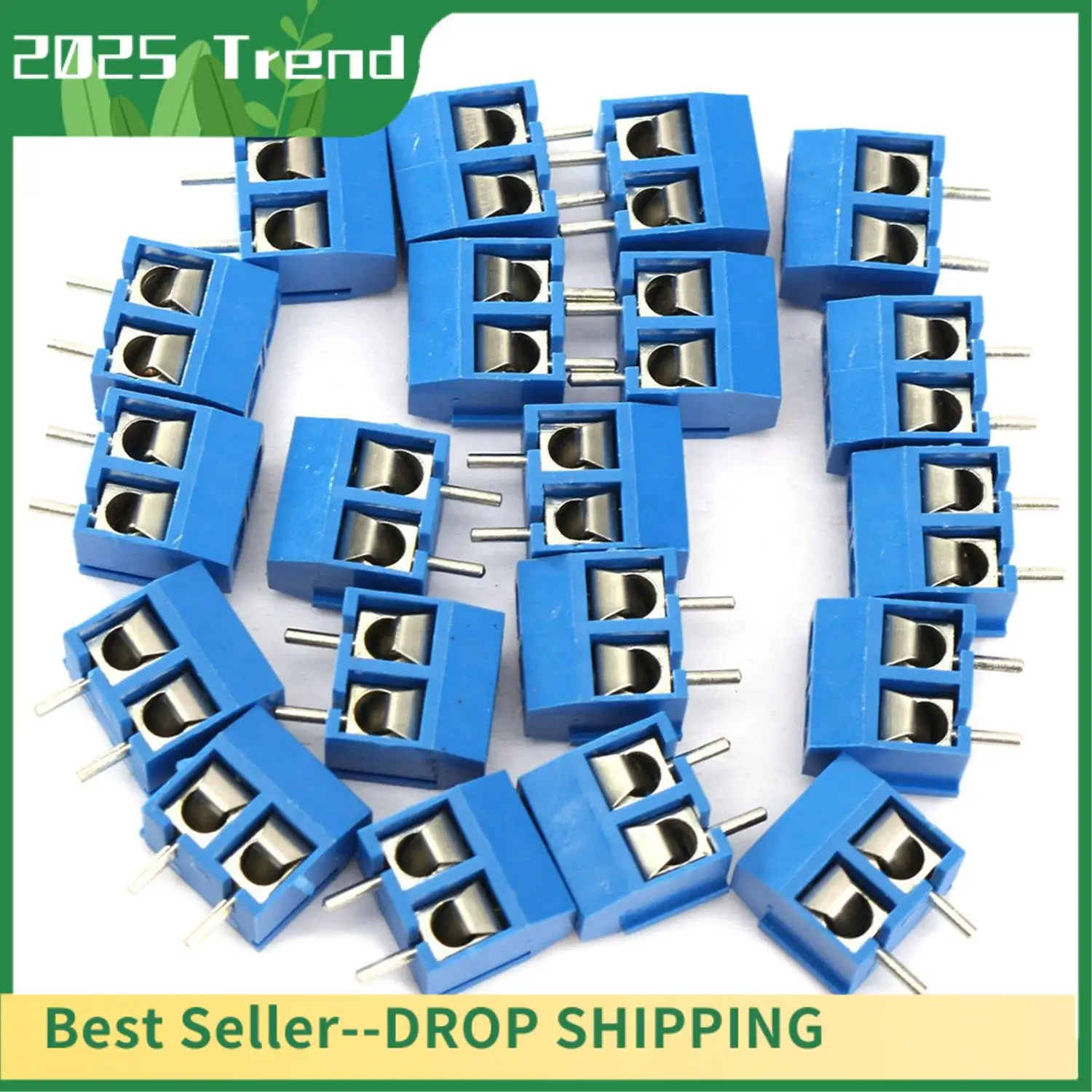 Лучшие предложения 1 пара штекеров типа «банан» 1000 В, тестовый провод для зонда вольтметра 2,6 фута и 20 шт. 2-контактный винтовой клеммный блок, разъем 5,08 мм