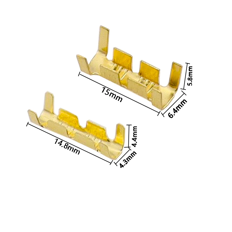 105/150/260/480 pcs /box 453 U-shaped terminal tab cold inserts connectors cold terminal small teeth fascia terminal,0.3- 4.0mm2