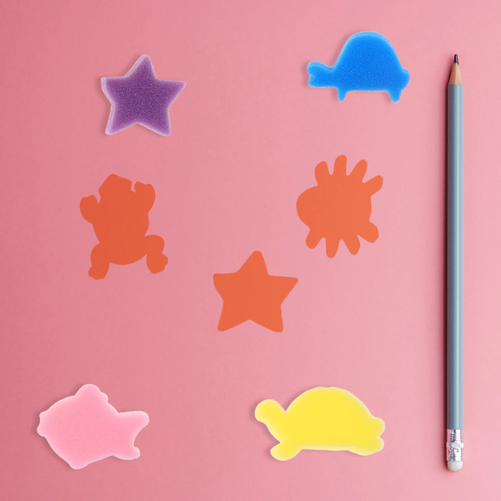 48 pçs blocos de pintura escova bem feita para pintura extra leve absorvente para projetos de arte de parede diy escova de esponja