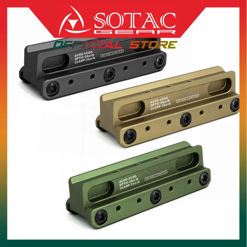 

SOTAC COG Series Optical Centerline Height Mount with Offset Optic Mount for COG Red Dot Rflescope, 2.05"