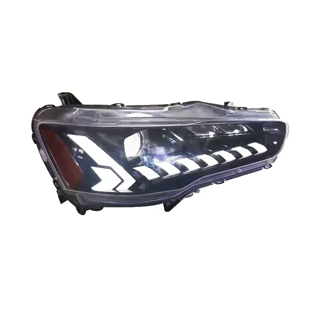 

2 шт. светодиодные динамические фары для Lancer 2008-2019, анимация сигнала, фара DRL для передних указателей поворота, 1 комплект