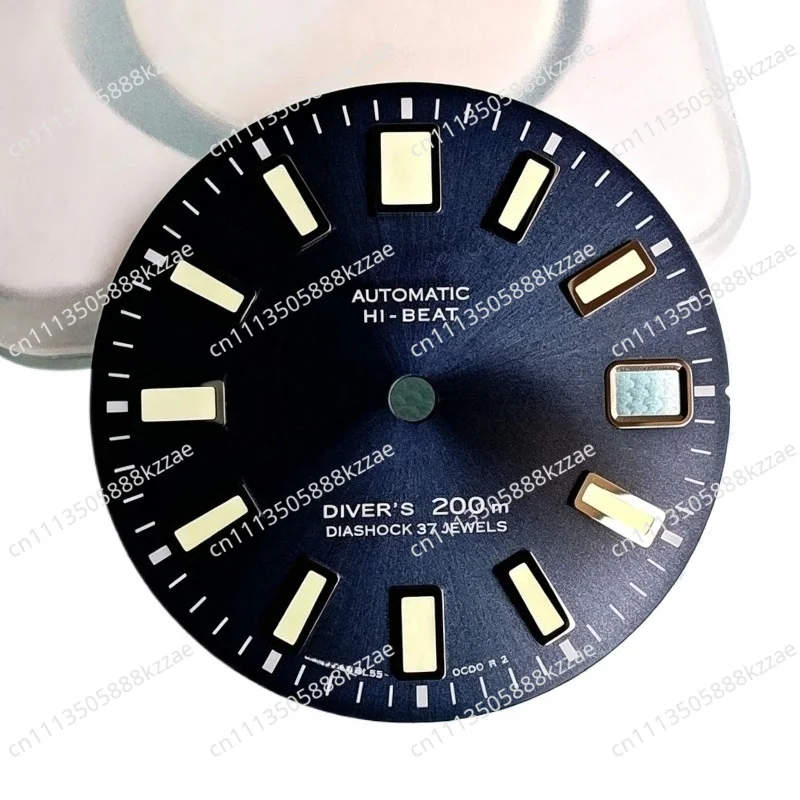 Modified Dial Accessories 62MAS Dial 28.5mm Suitable for NH35 Dial C3 Super Green 3/3.8 Point