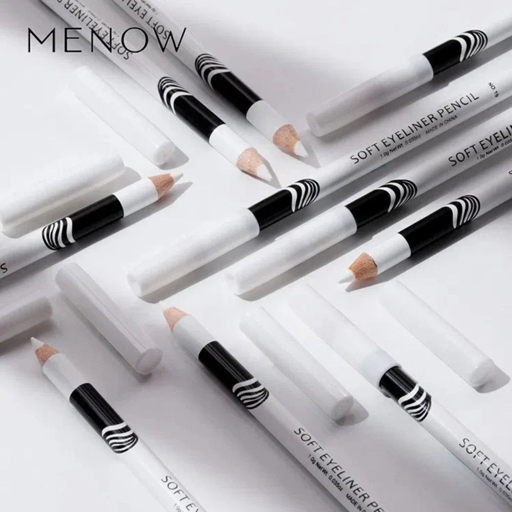 12 weiße Eyeliner-Stifte für geschmeidiges, einfaches Auftragen, zum Aufhellen der Augen, wasserfest und langanhaltend._voghion.com