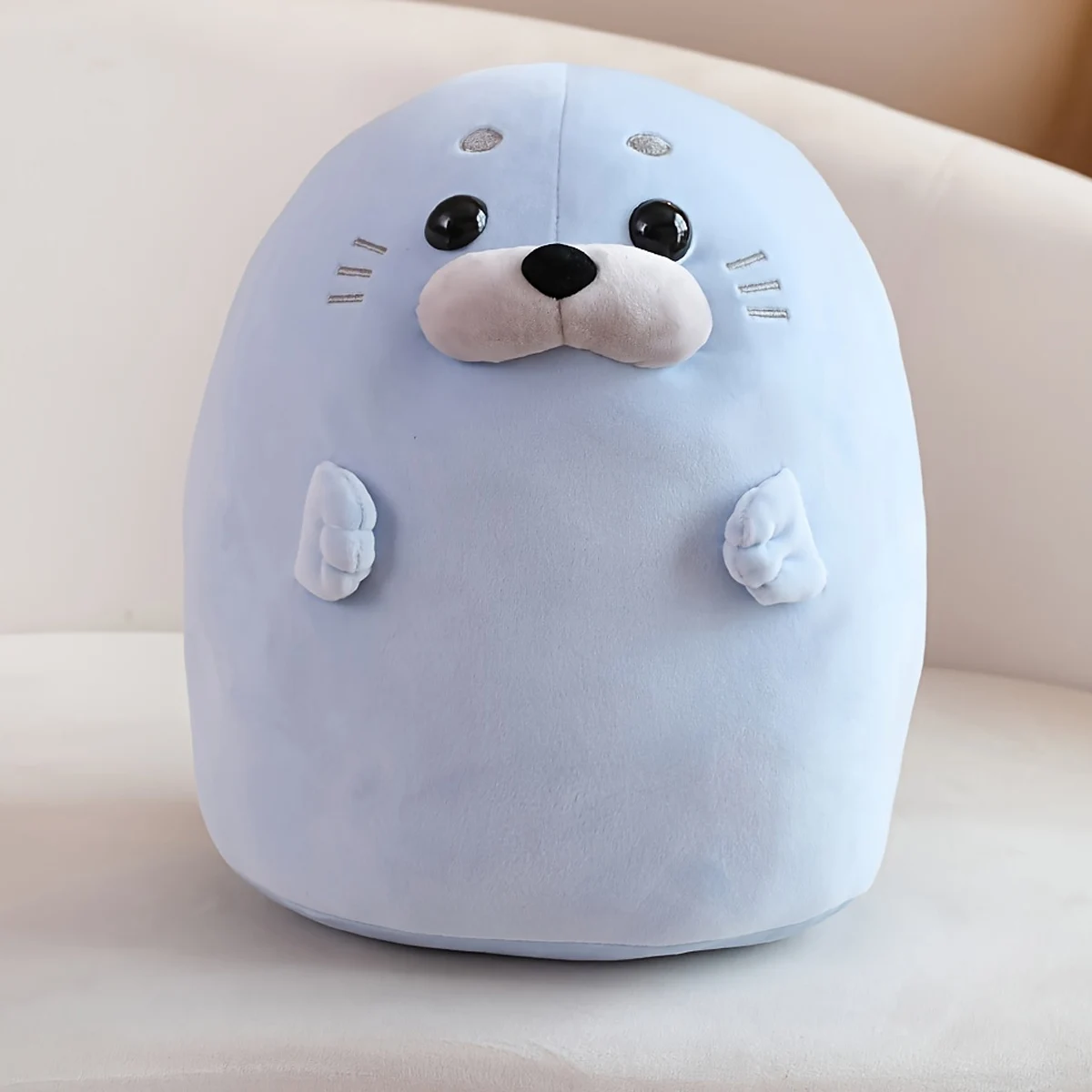 ตุ๊กตาซีลกลมอ้วน 1 ชิ้น ของเล่นตุ๊กตาสัตว์ ของเล่นตุ๊กตาเนื้อนุ่ม ของเล่นสำหรับเด็ก ของขวัญสำหรับเด็ก ของขวัญวันเกิด ของตกแต่งบ้าน