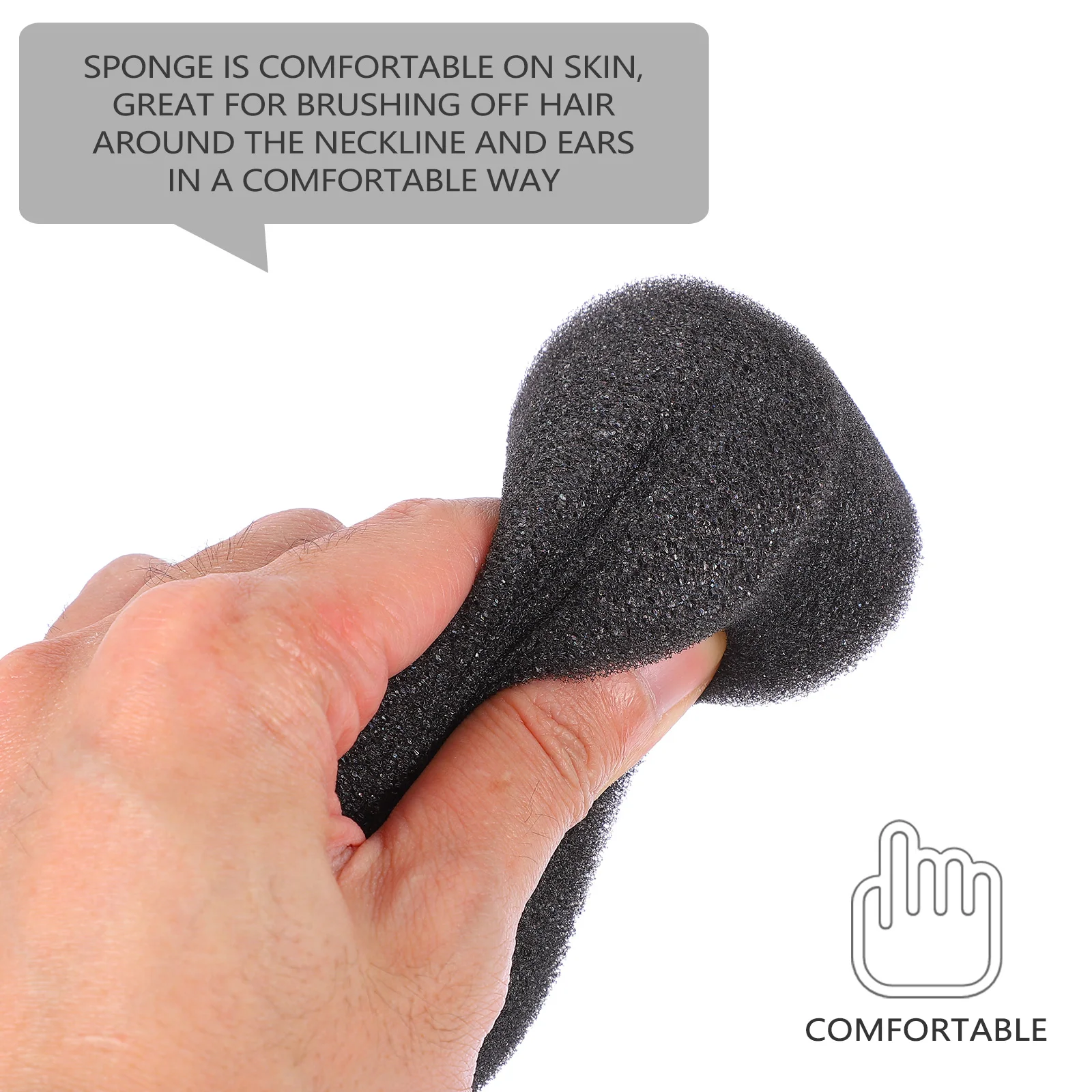 20개입 미용 스펀지 브러시 마이크로파이버 메쉬 디자인 목과 귀 청소용 얼굴 청소 스펀지 패드 넥라인 더스터 브러시