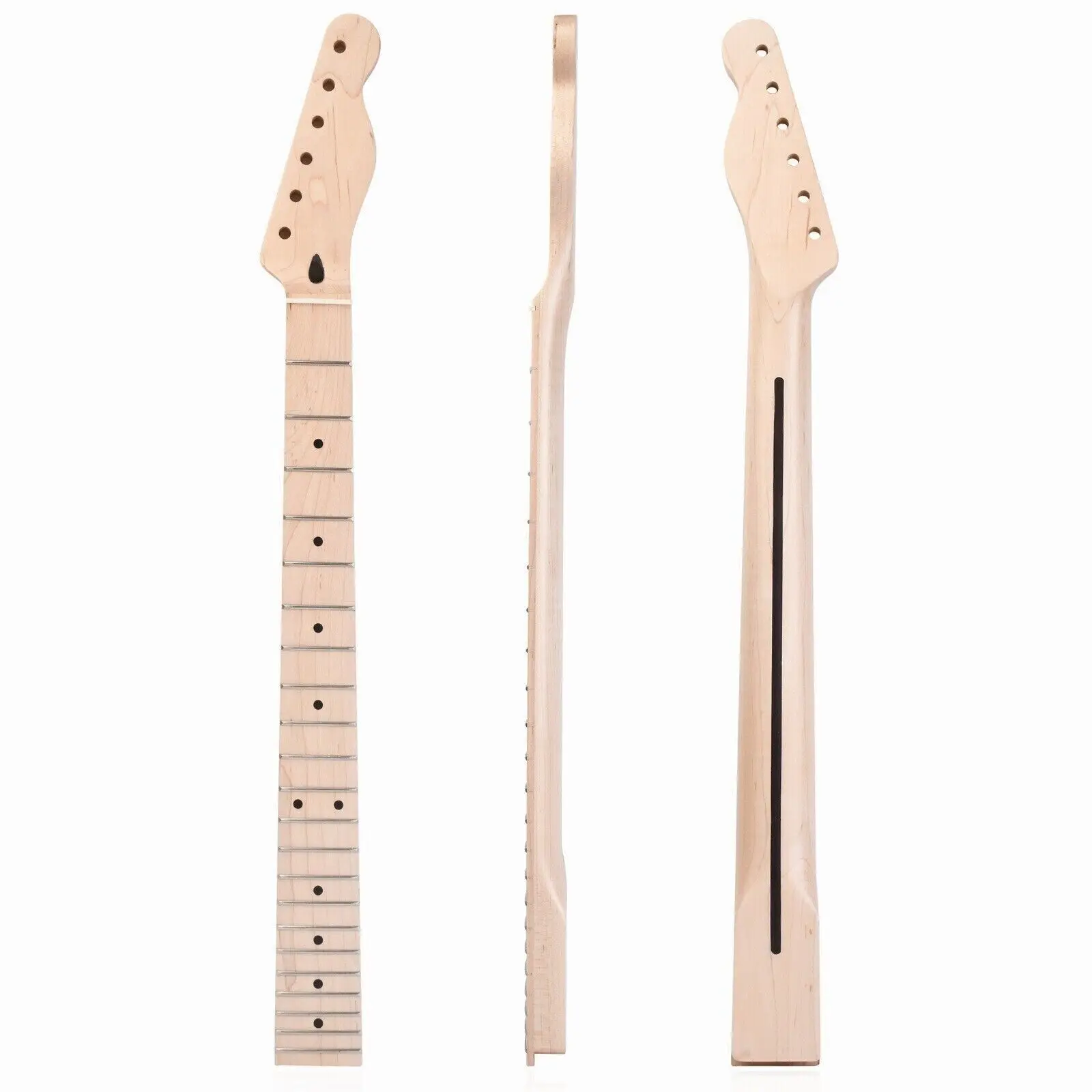 

Matt 22 Frets Electric Guitar Neck Canada Maple Fingerboard for Tele Parts