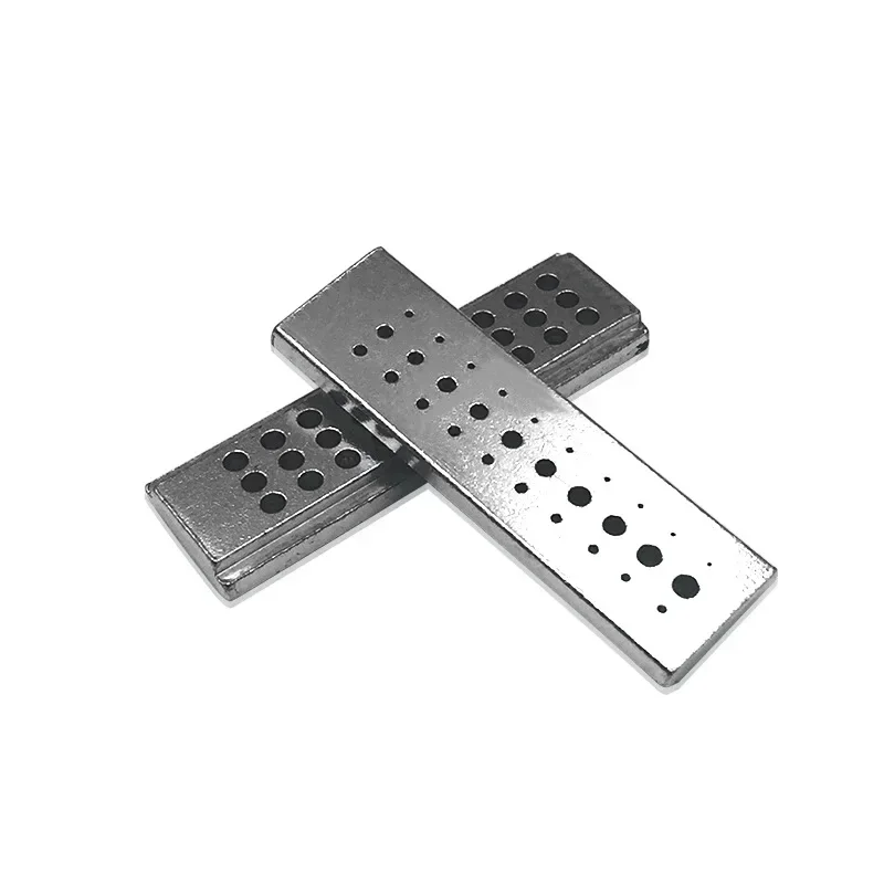 Stainless steel riveting stake tool, 30 -hole punching block, jewelers' repair tool, watchmaker, watch accessories, repair tools