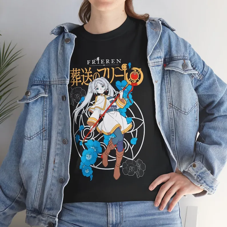 Frieren Shirt, Sousou no Frieren, anime girl