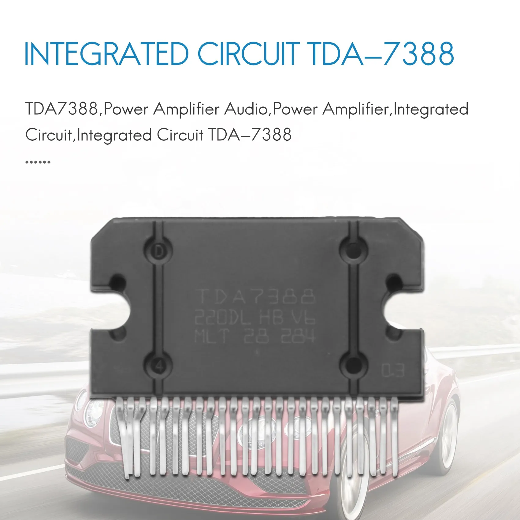 TDA7388 Amplificador de potência Amplificador de potência de áudio Circuito integrado TDA-7388 Novo