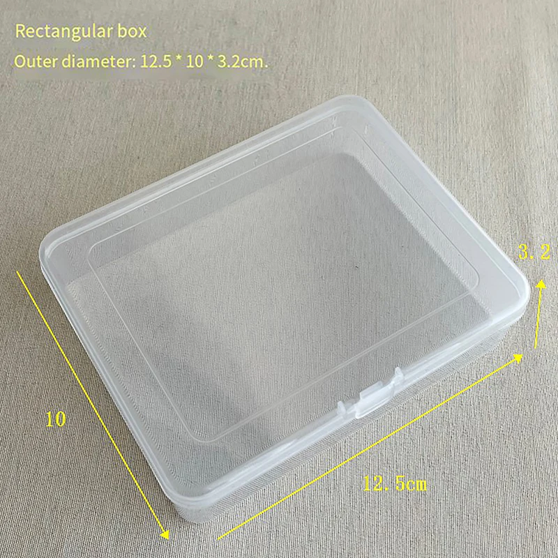 Miscellaneous Wearing Storage Box Plastic Storage Box Transparent Pp Empty Box