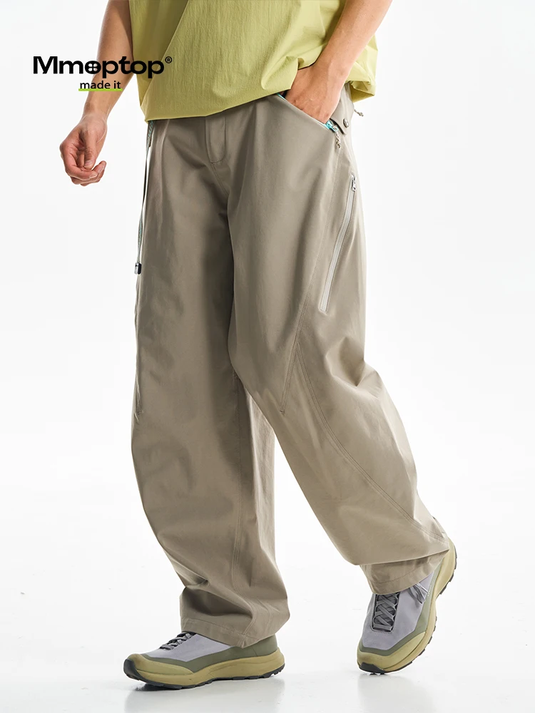 

Мужские повседневные брюки MMOPTOP: весенние, для активного отдыха, прямого кроя, водонепроницаемые, из полиэстера, со средней посадкой, прямые, длинные штаны