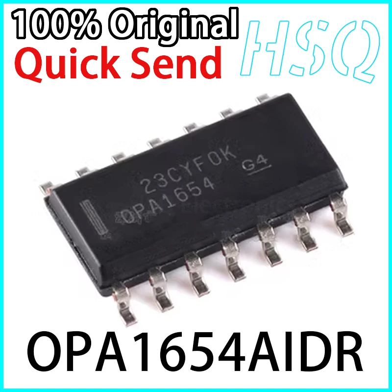 5PCS OPA1654AIDR OPA1654A OPA1654AID Operational Amplifier SOP14 Brand New Original