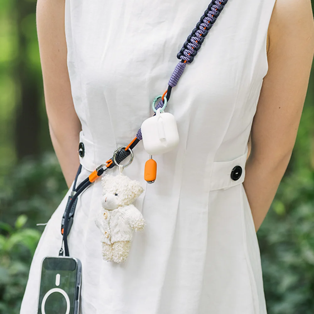 PGYTECH LinkGo Phone Photography Strap Braided Phone Lanyard Crossbody with Lens Cloth, Anti Theft and Quick Release