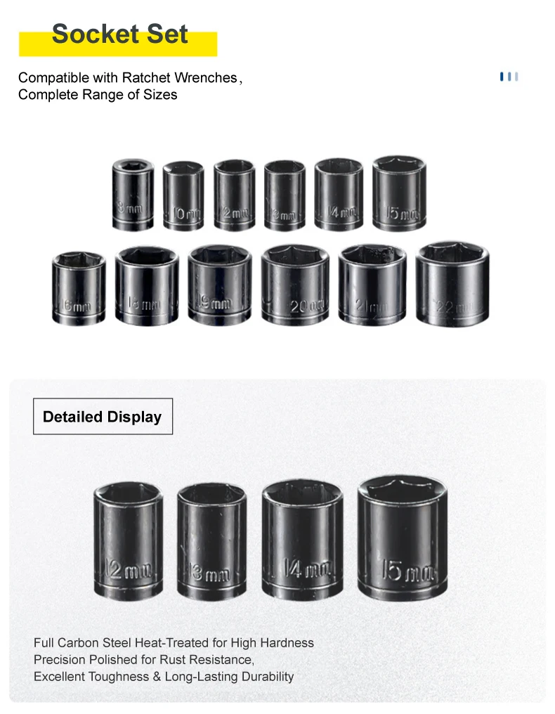 

Набор профессиональных ручных инструментов для механиков - Полный комплект для ремонта автомобилей и мотоциклов