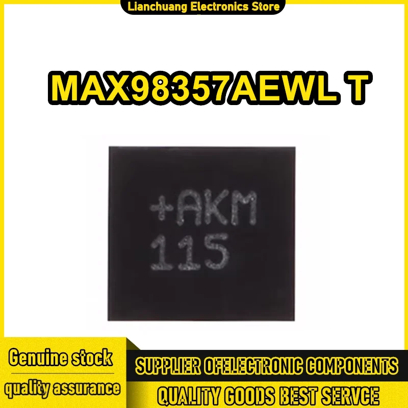10PCS 100% New MAX98357AEWL+T MAX98357AEWL MAX98357A MAX98357 AKM BGA Chipset