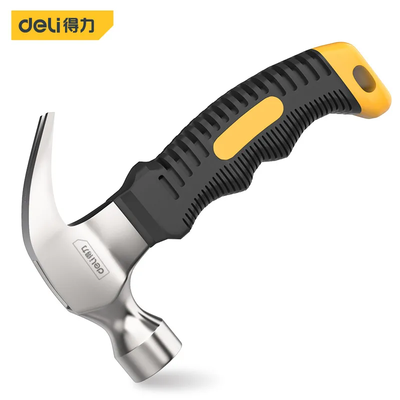 0.25kg Multifunction Mini Hammer Plastic Handle Small Portable Nail Claw Hammer Home Woodworking Mace Window Breaker Hand Tools