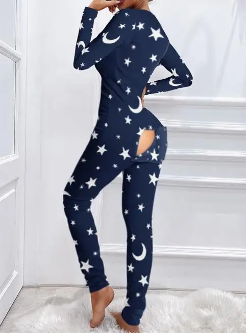 Women's Autumn Winter Printed Long Sleeved High Waisted Jumpsuit Sexy Jumpsuit for Womens 2025 Luxury Elegant Woman Jumpsuit