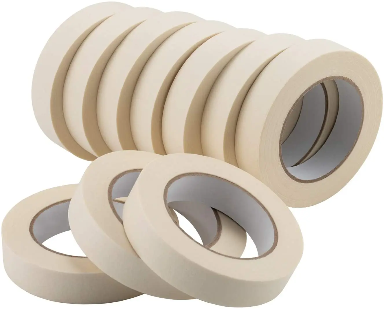 Masking Tape 1 inch,  General Purpose Masking Tape Bulk Multipack for Basic Use, 1 inch x 55 Yardsls