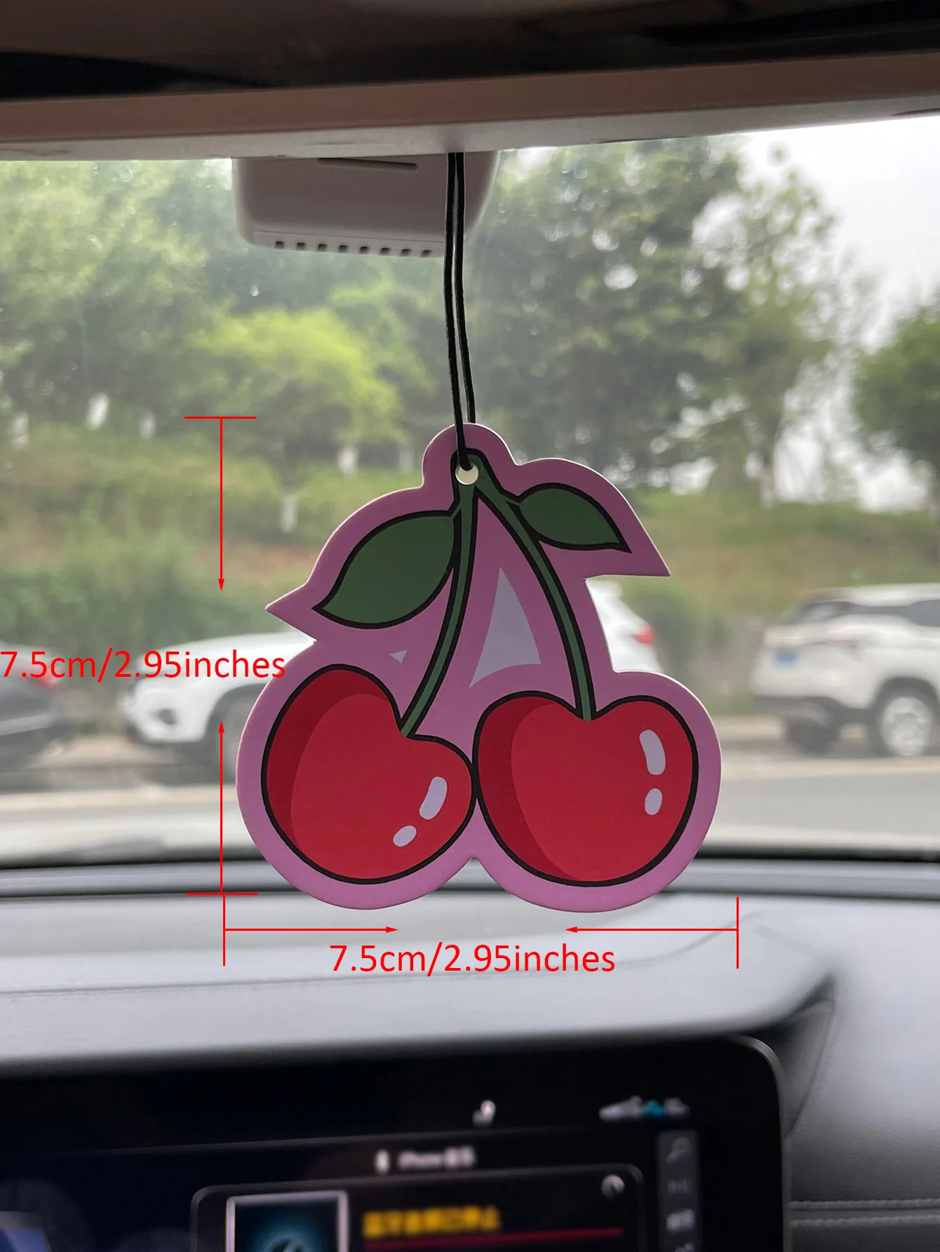 أقراص عطر السيارة الوردية الحلوة الكرز فريزيا برائحة الكمثرى البريطانية، عطر السيارة المستورد، معطّر الهواء الطبيعي، أقراص الرؤية الخلفية للسيارة، إزالة الروائح الكريهة للجنسين، عطر طبيعي مخصص لخزانة الملابس الفاخرة، عطر فئة الخمس نجوم للفندق #2