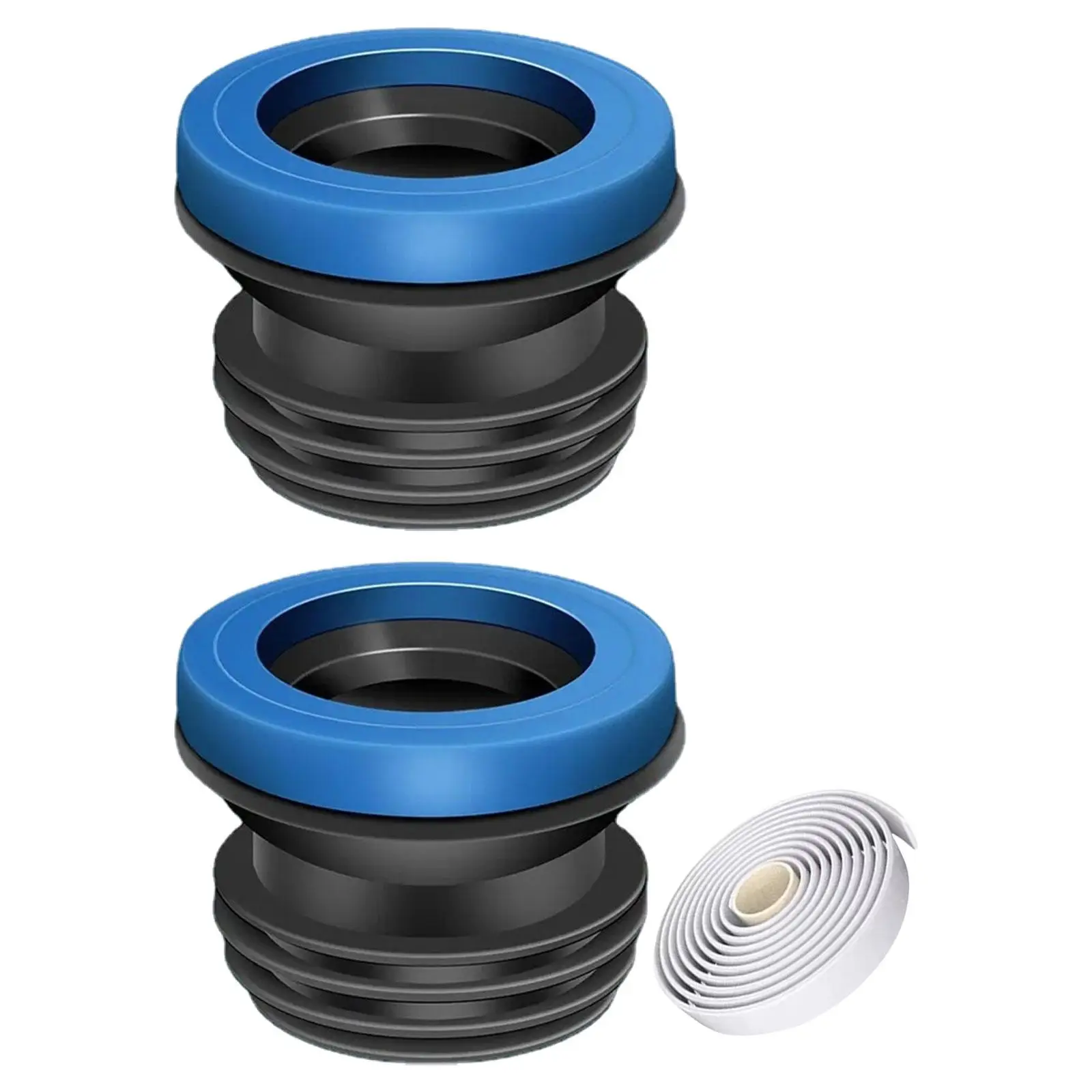 Toilet Flange Wax Ring Component Home Watertight Seal Thickened Leakproof Easy to Install Sealing Gasket for Toilet Bowl