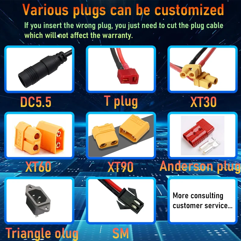 12V 3Ah 6Ah 12Ah 20Ah akumulator litowy o dużej pojemności głośnik lampa słoneczna zewnętrzny zasilacz DC12.6V akumulator