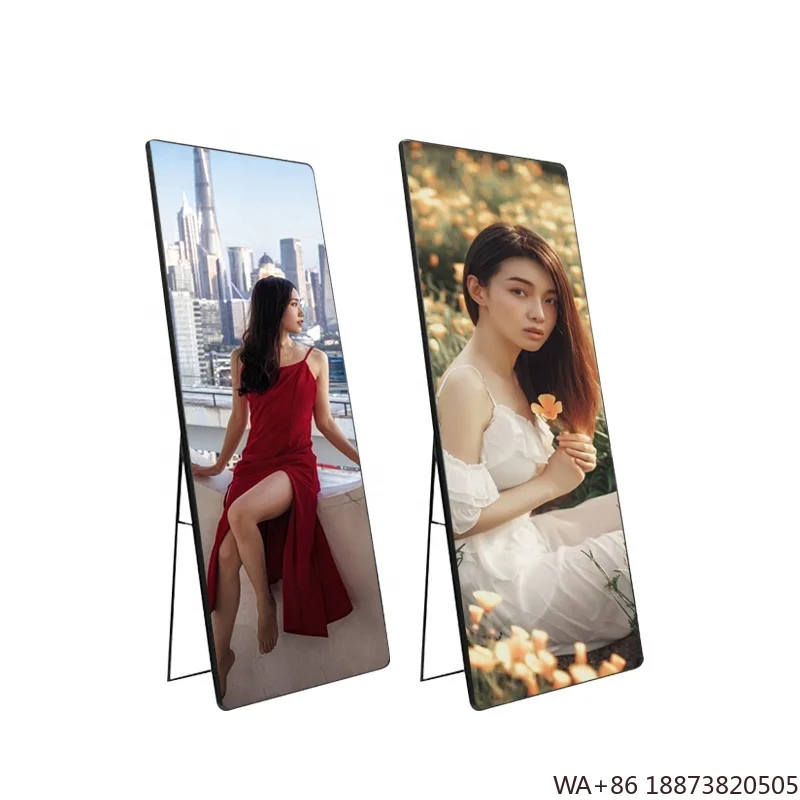 

LED Display Outdoor Ground Stand Support Supermarket Indoor Store Video Wall Displays Panel Shop Poster