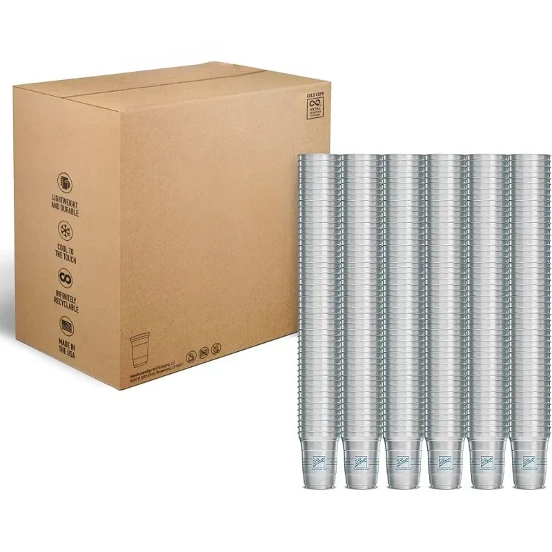 Recyclable Party Cups, Wholesale Bulk Pack, 16 oz. Cup, 600 Cups Per Pack，home.